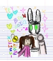 A Bunnoid Drawing by @shaimiekinz on Twitter for Toytale's Old Factory