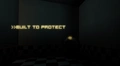 [[ROSE]] in a hallway with text reading, ">>Built To Protect"
