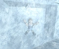 A Frozen Valian Encased in Ice.