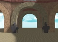Two Arena Soldiers at the Entrance of the Arena.